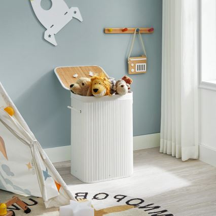 Kôš na bielizeň GUS biely