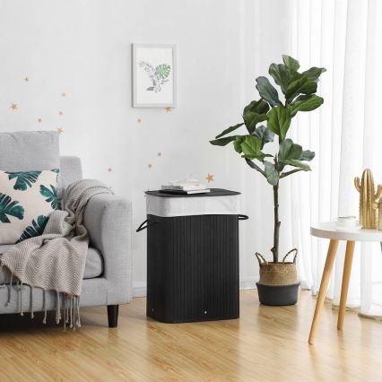 Kôš na bielizeň GUS čierny