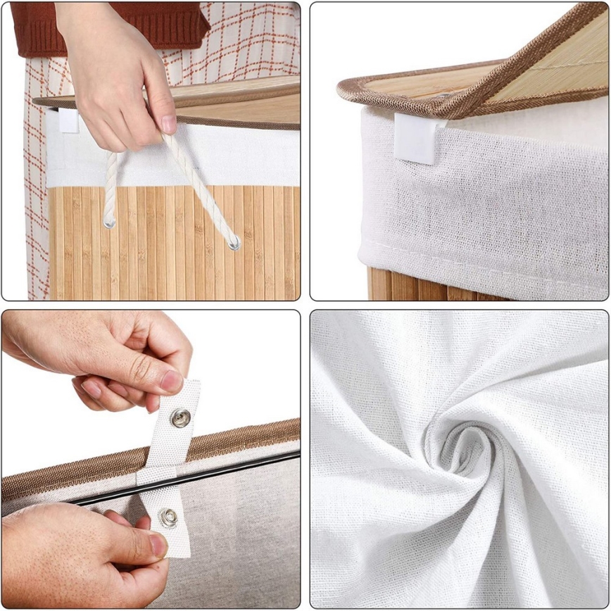 Kôš na bielizeň GUS, hnedý