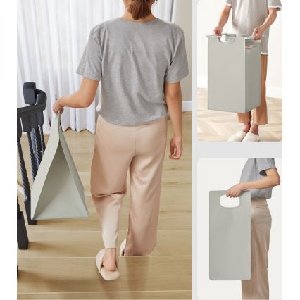 Kôš na bielizeň REX biely