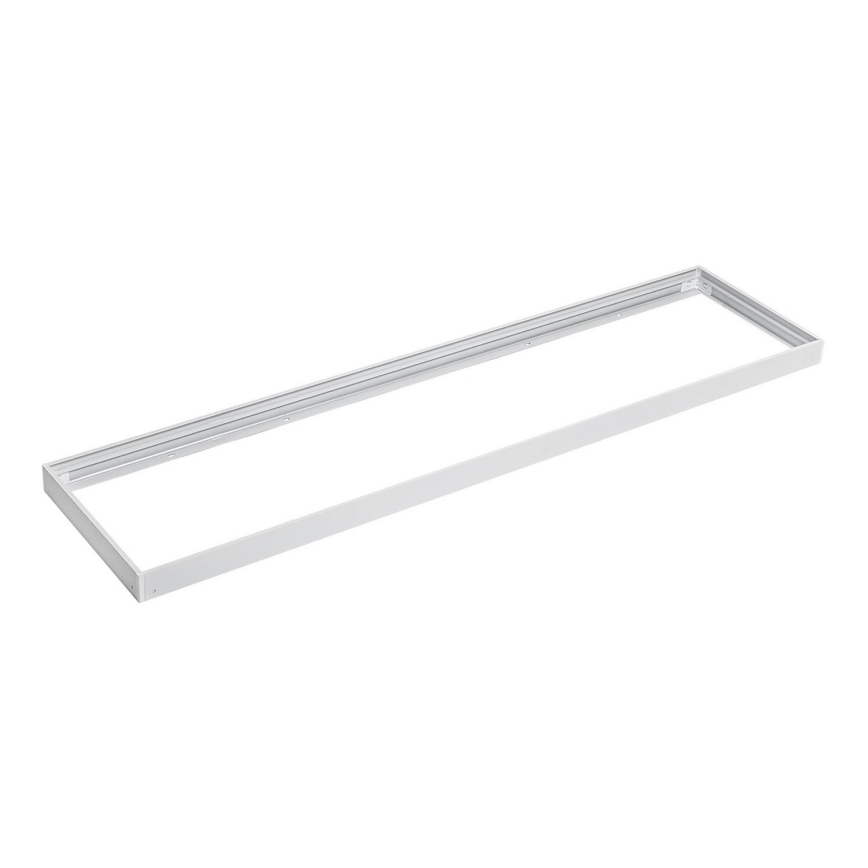 Kovový rám na inštaláciu LED panelov 1200x300 mm biela