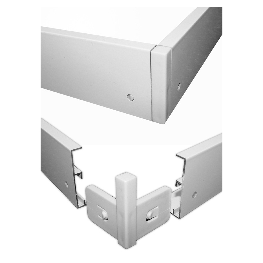 Kovový rám pre inštaláciu LED panelov CHRIS 1200x300 mm