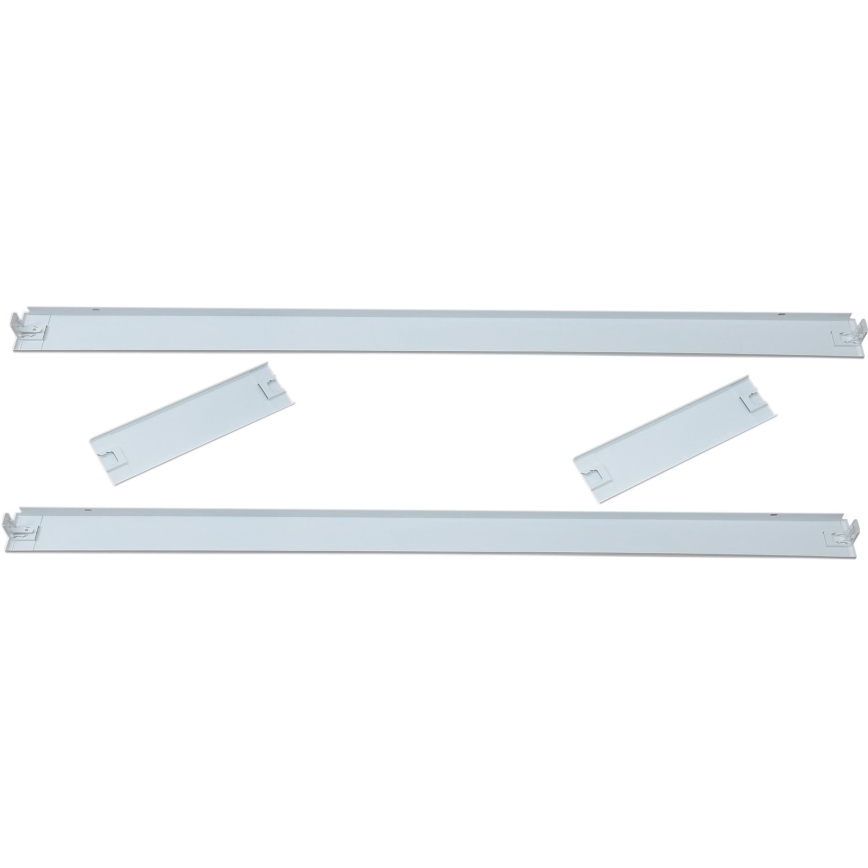 Kovový rám pre inštaláciu LED panelov STELLA 120x30 cm biely