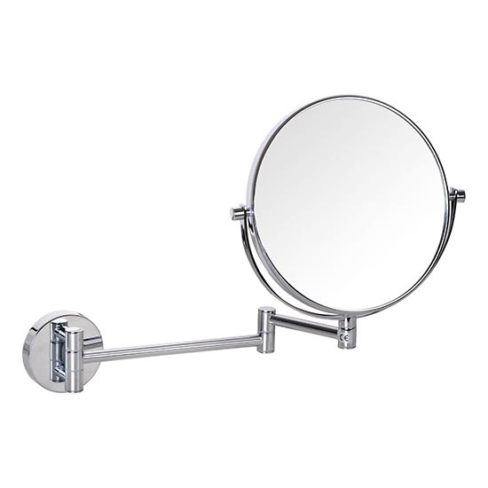 Kozmetické zrkadlo 23x28 cm strieborné