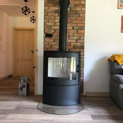 Kratki - Krbové oceľové kachle 10kW 150mm biela