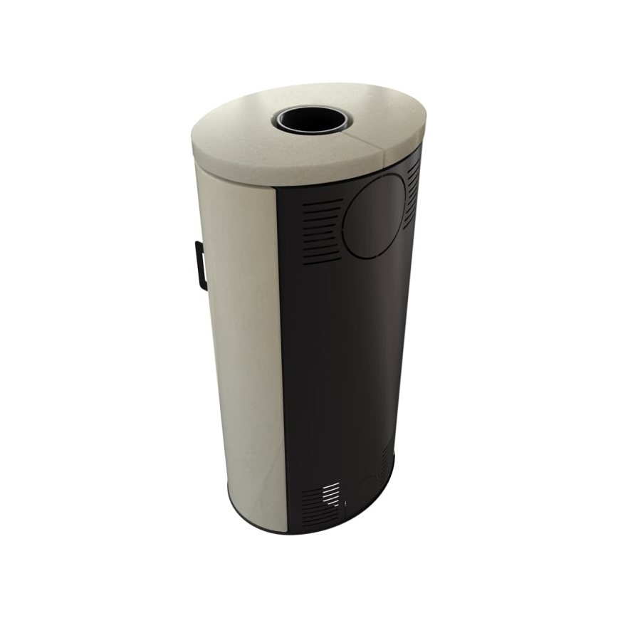 Kratki - Krbové oceľové kachle 8kW 150mm