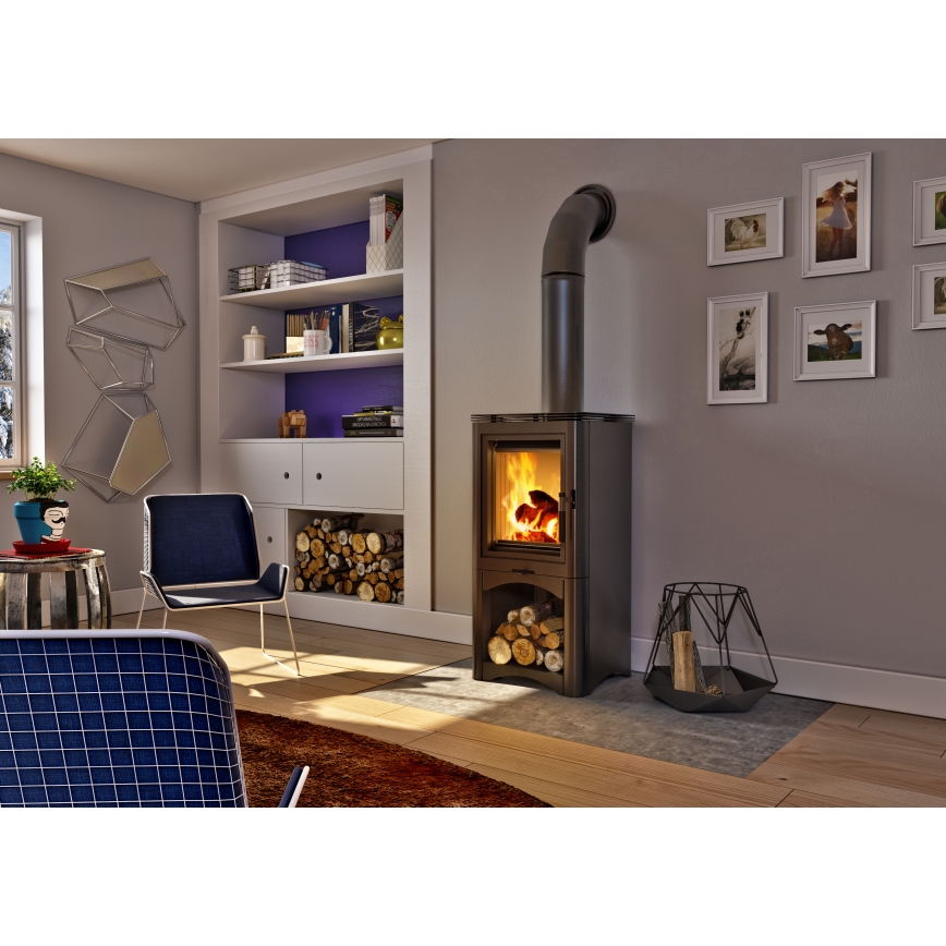 Kratki - Krbové oceľové kachle 7kW 150mm