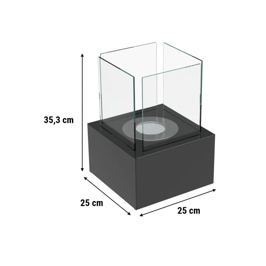 Kratki - BIO krb 35,3x25 cm 1kW čierna