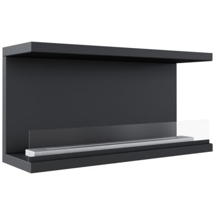Kratki - Vstavaný biokrb 50x100 cm 3,5 kW čierny