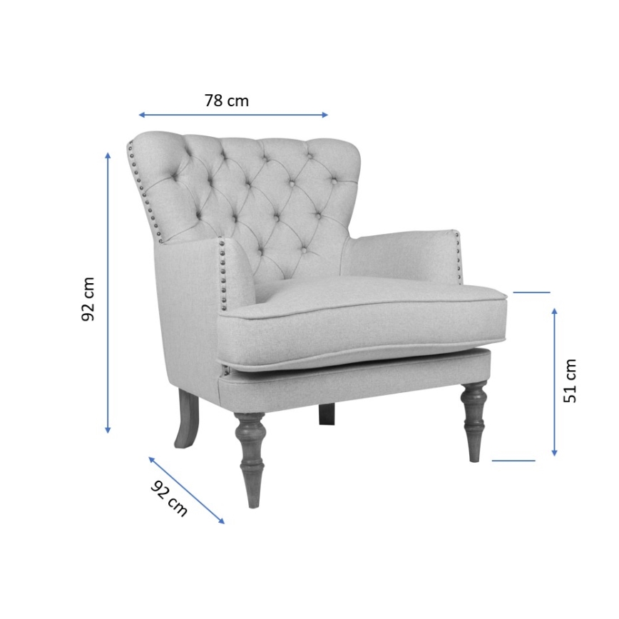 Kreslo SCOT béžové