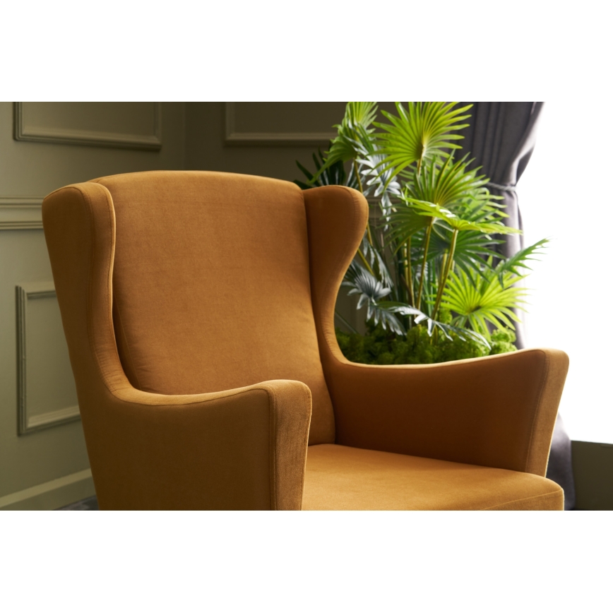 Kreslo ušiak NUPI žlté