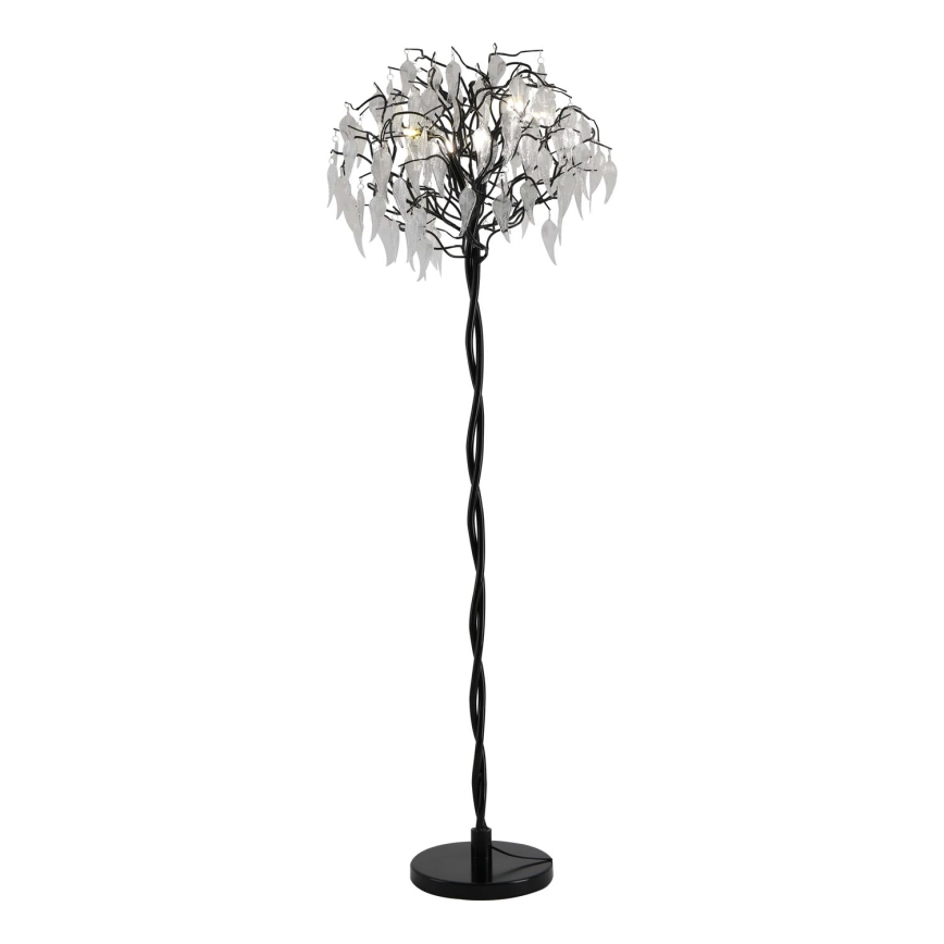 Krištáľová stojacia lampa 5xG9/40W/230V čierna
