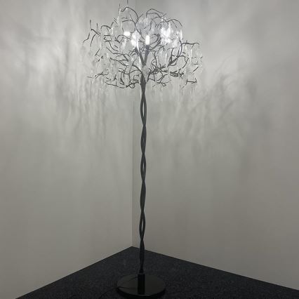 Krištáľová stojacia lampa 5xG9/40W/230V čierna