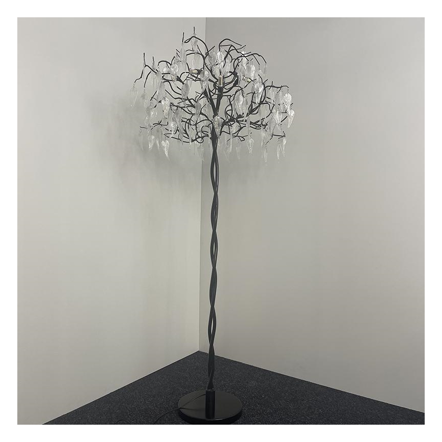 Krištáľová stojacia lampa 5xG9/40W/230V čierna