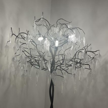Krištáľová stojacia lampa 5xG9/40W/230V čierna