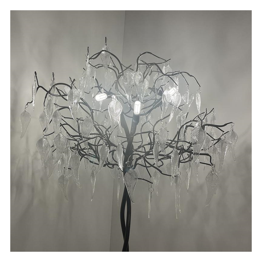 Krištáľová stojacia lampa 5xG9/40W/230V čierna