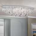 Krištáľové stropné svietidlo CRYSTALRIVER 21xG9/40W/230V lesklý chróm