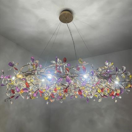 Krištáľový luster na lanku 16xG9/40W/230V pestrofarebná