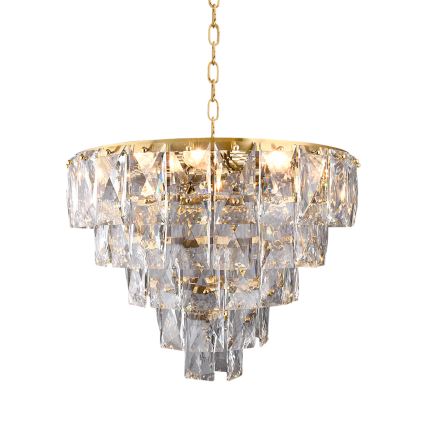 Krištáľový luster na reťazi CHELSEA 6xE14/40W/230V