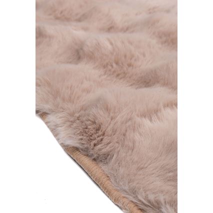 Kruhový koberec RABBIT BUBBLE 160 cm béžový
