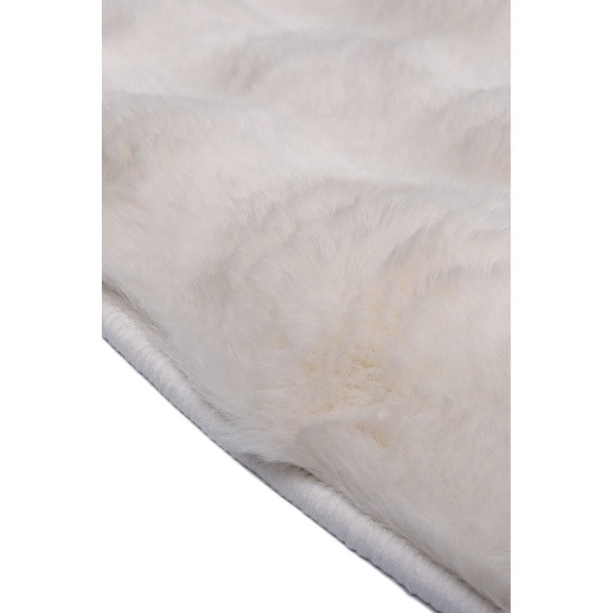 Kruhový koberec RABBIT BUBBLE 160 cm krémový