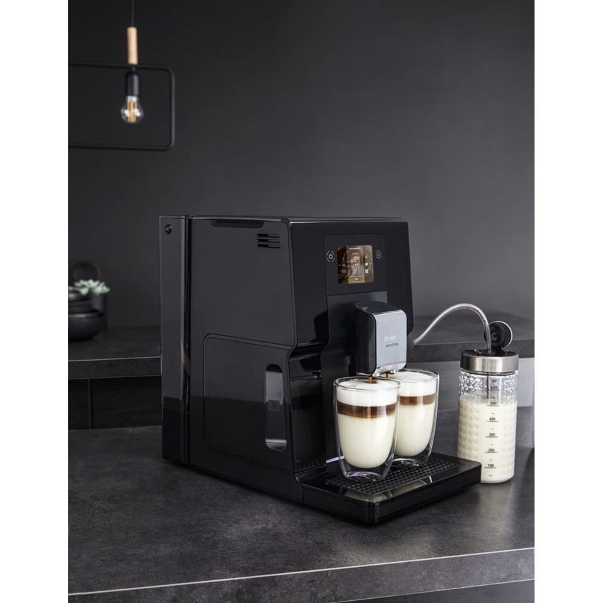 Krups - Automatický kávovar s nádobou na mlieko INTUITION PREFERENCE 1450W/230V čierna