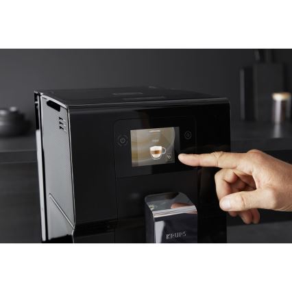 Krups - Automatický kávovar s nádobou na mlieko INTUITION PREFERENCE 1450W/230V čierna