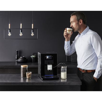 Krups - Automatický kávovar s nádobou na mlieko INTUITION PREFERENCE 1450W/230V čierna