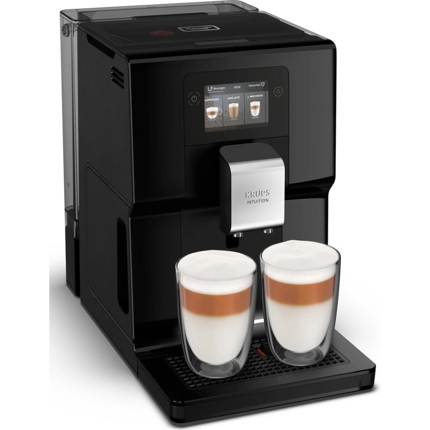 Krups - Automatický kávovar s nádobou na mlieko INTUITION PREFERENCE 1450W/230V čierna