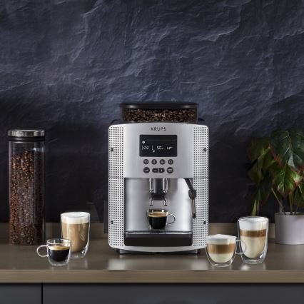 Krups - Automatický kávovar ESSENTIAL 1450W/230V strieborná