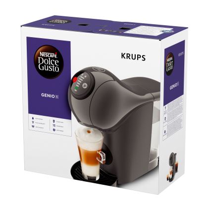 Krups - Kávovar na kapsule NESCAFÉ DOLCE GUSTO GENIO S 1500W antracit