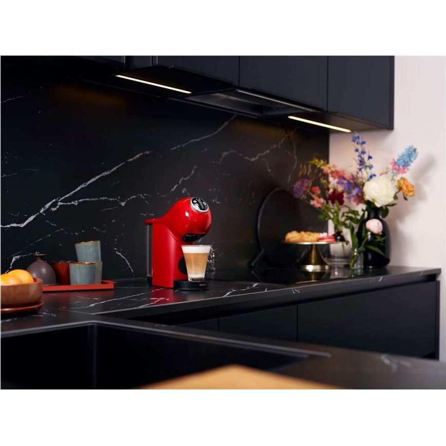 Krups - Kávovar na kapsule NESCAFÉ DOLCE GUSTO GENIO S PLUS 1500W červená