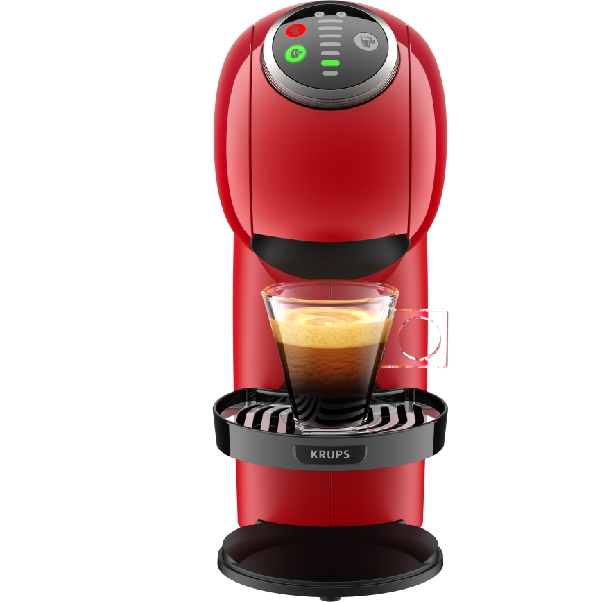 Krups - Kávovar na kapsule NESCAFÉ DOLCE GUSTO GENIO S PLUS 1500W červená