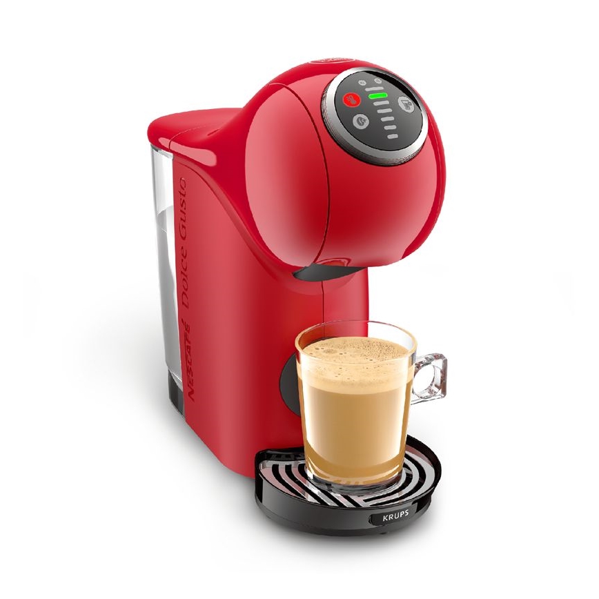 Krups - Kávovar na kapsule NESCAFÉ DOLCE GUSTO GENIO S PLUS 1500W červená