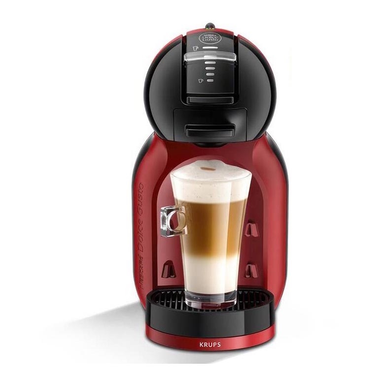 Krups - Kávovar na kapsule NESCAFÉ DOLCE GUSTO MINI ME 1500W/230V červená/čierna