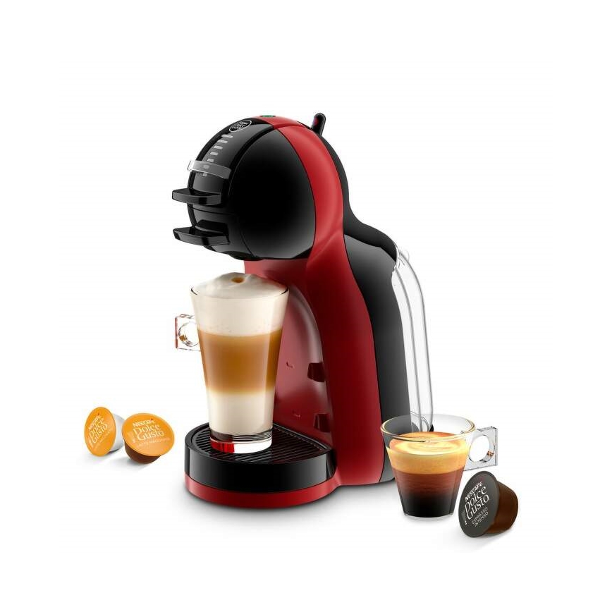 Krups - Kávovar na kapsule NESCAFÉ DOLCE GUSTO MINI ME 1500W/230V červená/čierna