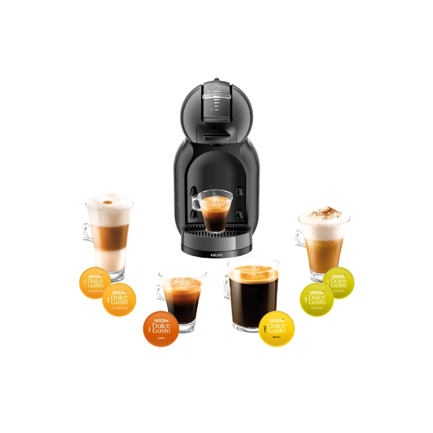 Krups - Kávovar na kapsule NESCAFÉ DOLCE GUSTO MINI ME 1500W antracit