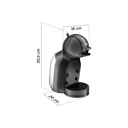 Krups - Kávovar na kapsule NESCAFÉ DOLCE GUSTO MINI ME 1500W antracit