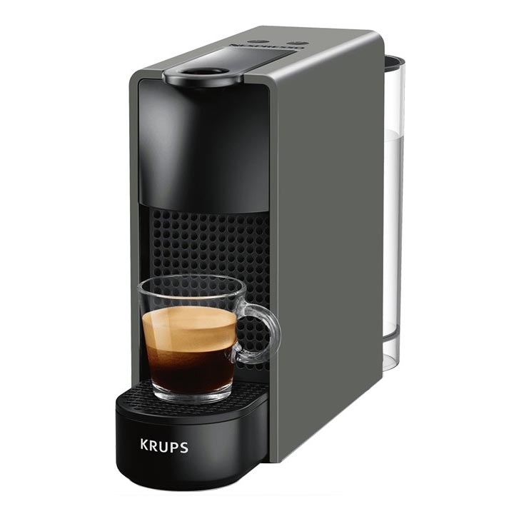 Krups - Kávovar na kapsule NESPRESSO Essenza mini 1310W/230V šedá