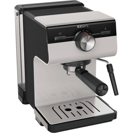 Krups - Pákový kávovar na dva hrnčeky AUTHENTIC 1450W/230V šedá