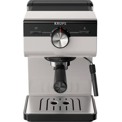 Krups - Pákový kávovar na dva hrnčeky AUTHENTIC 1450W/230V šedá