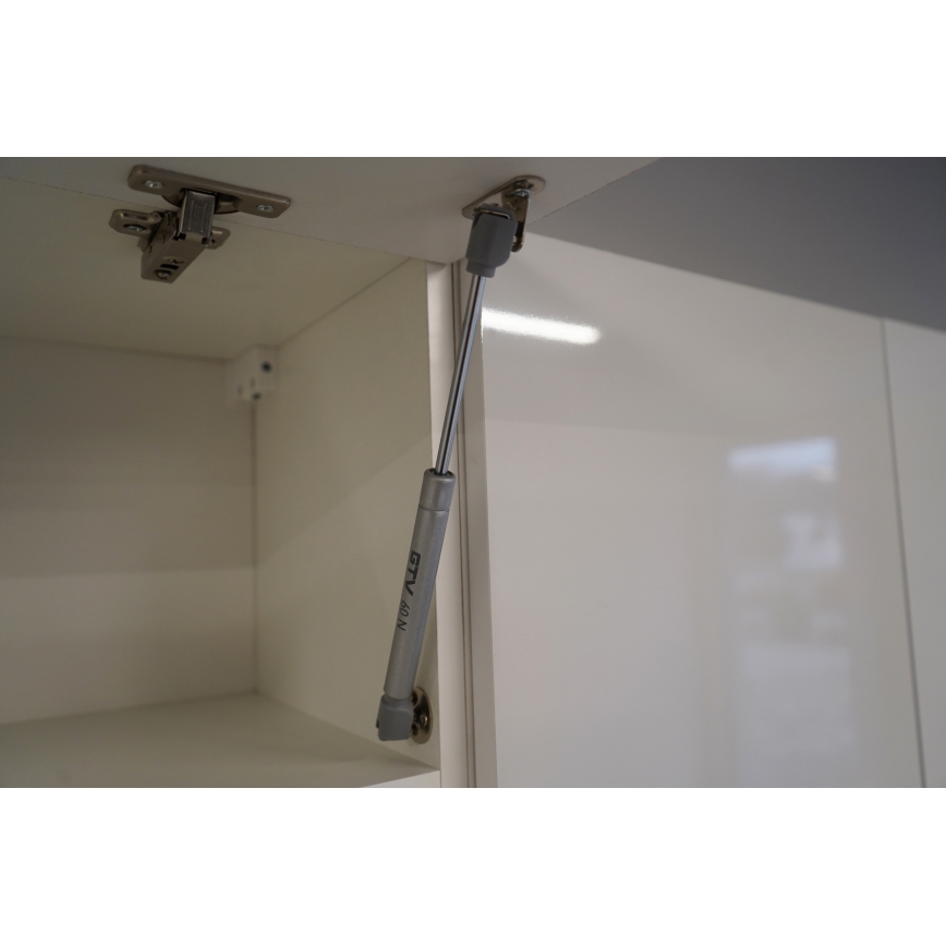 Kuchynská linka CELESTE 240 cm lesklá biela