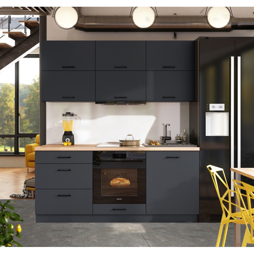 Kuchynská linka ELISE 180 cm, grafit