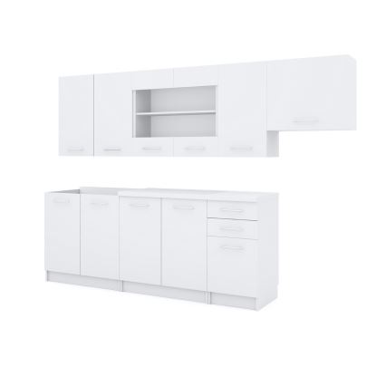 Kuchynská linka MARISA 260 cm biela