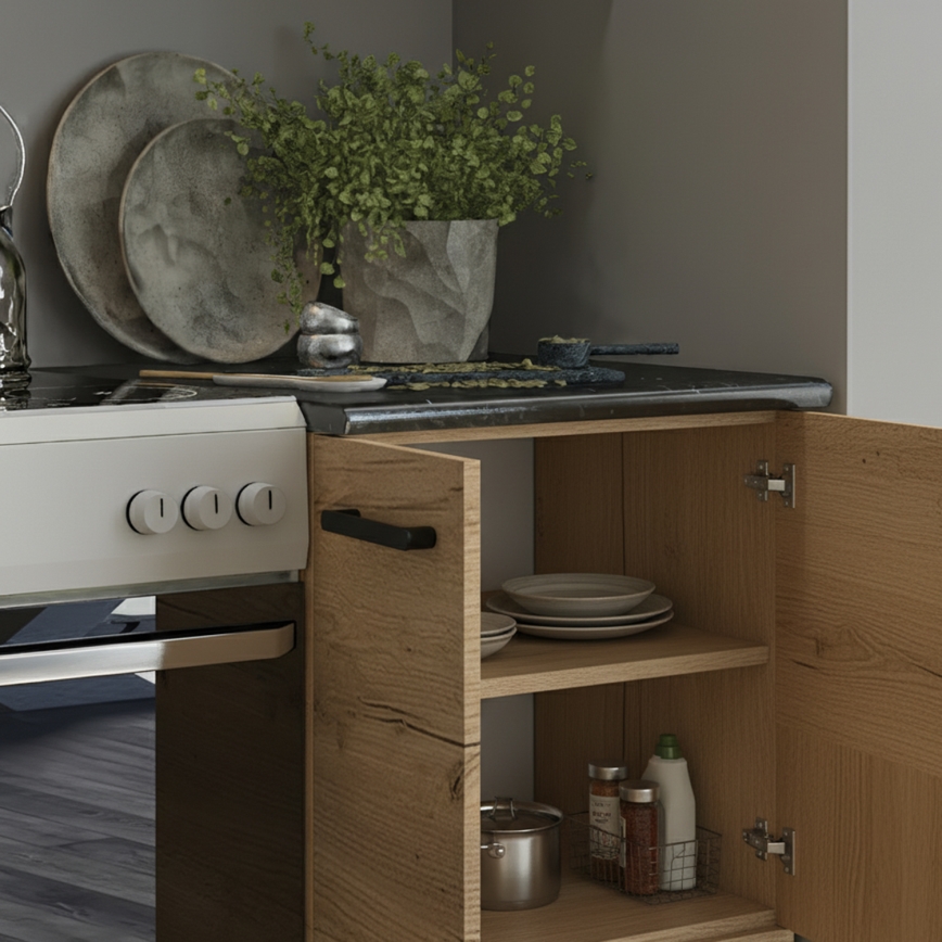 Kuchynská linka ROSALIA 240 cm dub craft