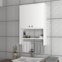 Kúpeľňová nástenná skrinka VIRA 90x59 cm biela