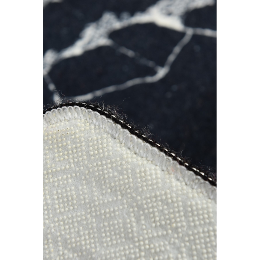 Kúpeľňová predložka MARBLE 40x60 cm čierna