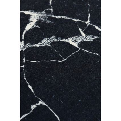 Kúpeľňová predložka MARBLE 40x60 cm čierna