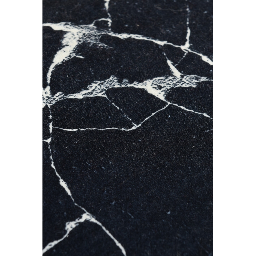 Kúpeľňová predložka MARBLE 40x60 cm čierna