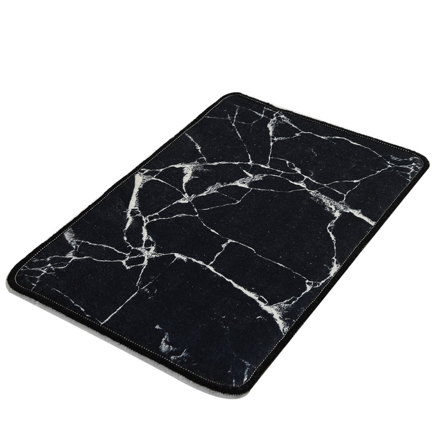 Kúpeľňová predložka MARBLE 40x60 cm čierna